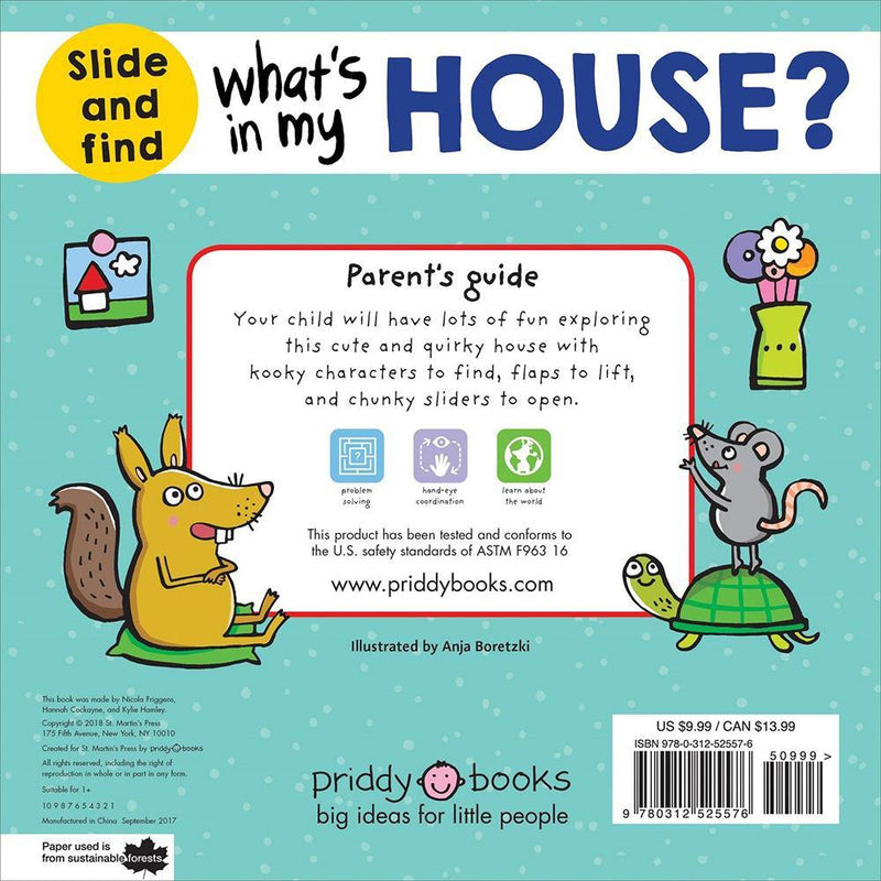What's in My House? A slide and find book (Hardback) Priddy