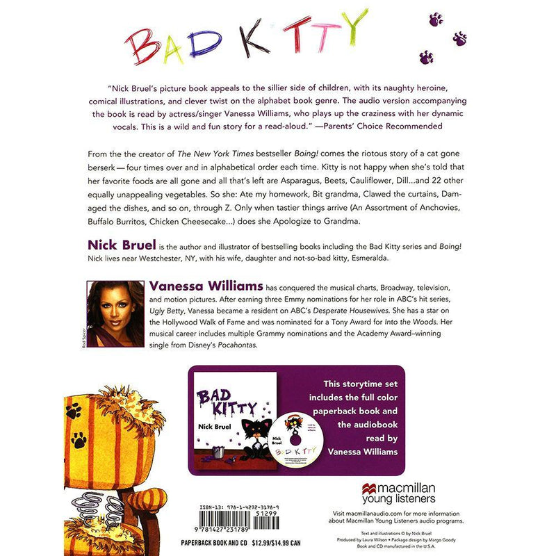 Bad Kitty Storytime Set (Book with CD) Macmillan US