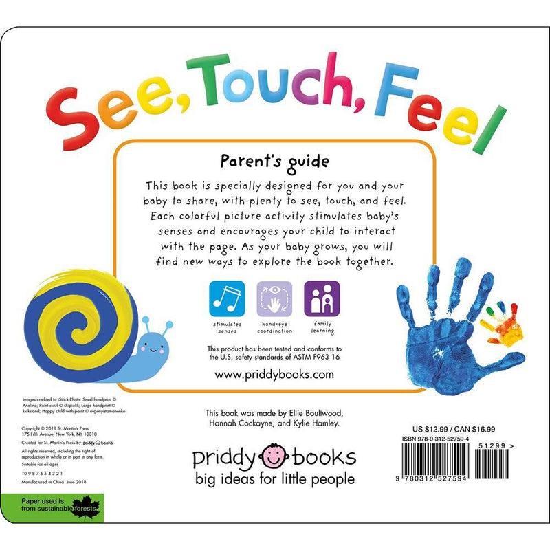 See, Touch, Feel - A First Sensory Book (Board Book) Priddy