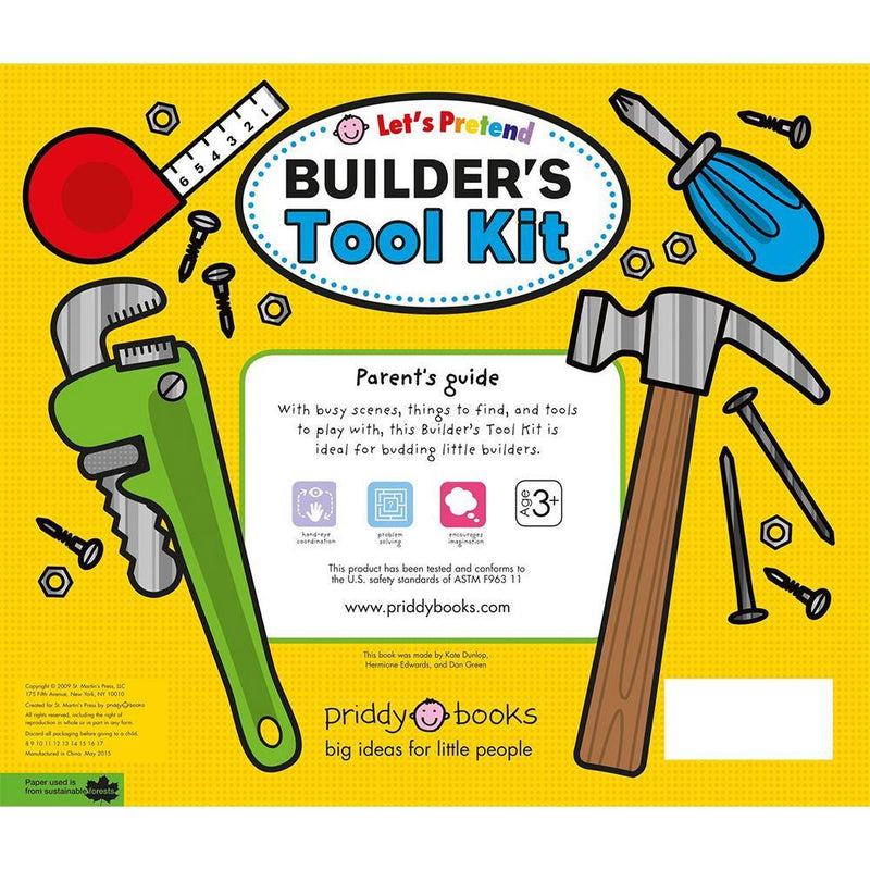 Let's Pretend Builders Tool Kit (Board Book) Priddy
