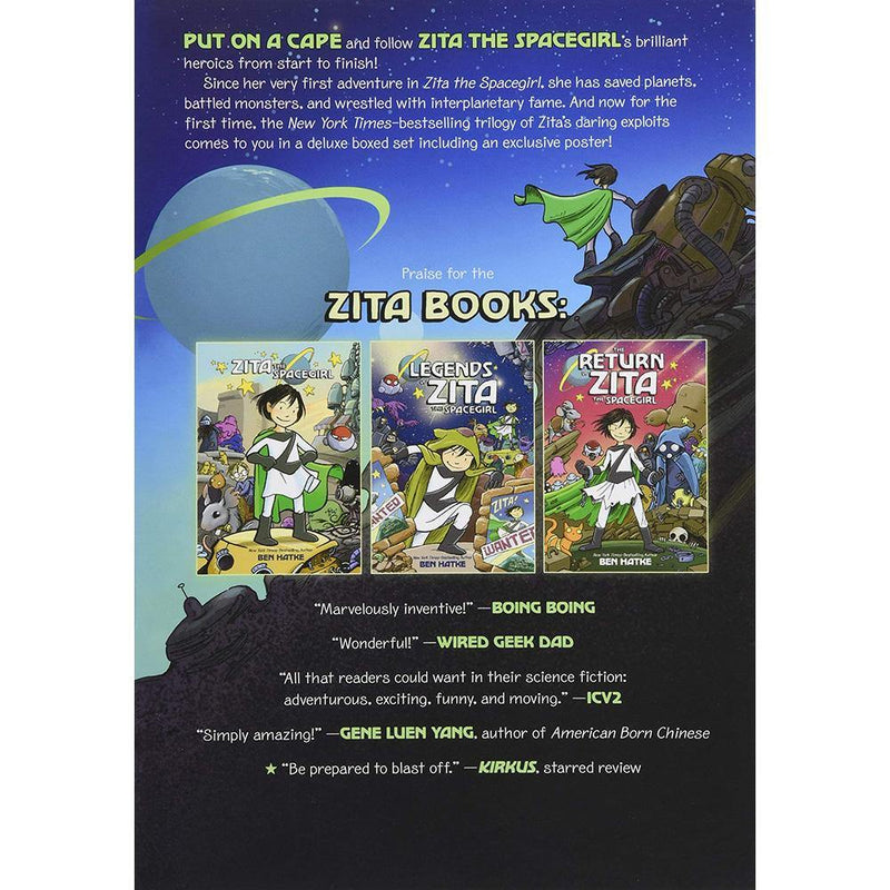 The Zita the Spacegirl Trilogy Collection (3 Books) (Ben Hatke) First Second