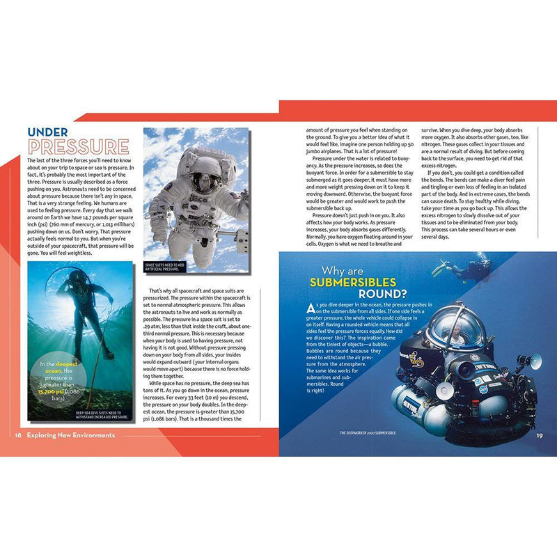 NGK: Astronaut-Aquanaut: How Space Science and Sea Science Interact (Hardback) National Geographic