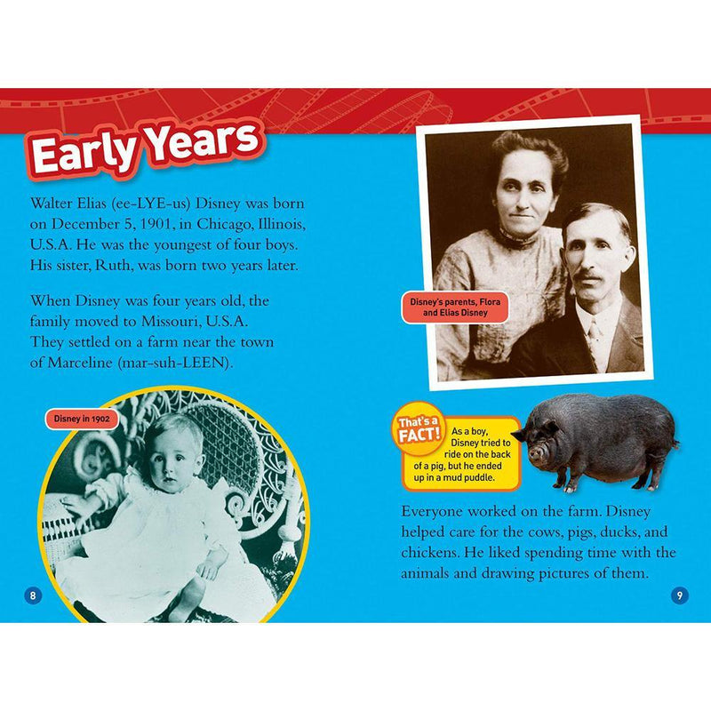 Walt Disney (L3) (National Geographic Kids Readers) National Geographic
