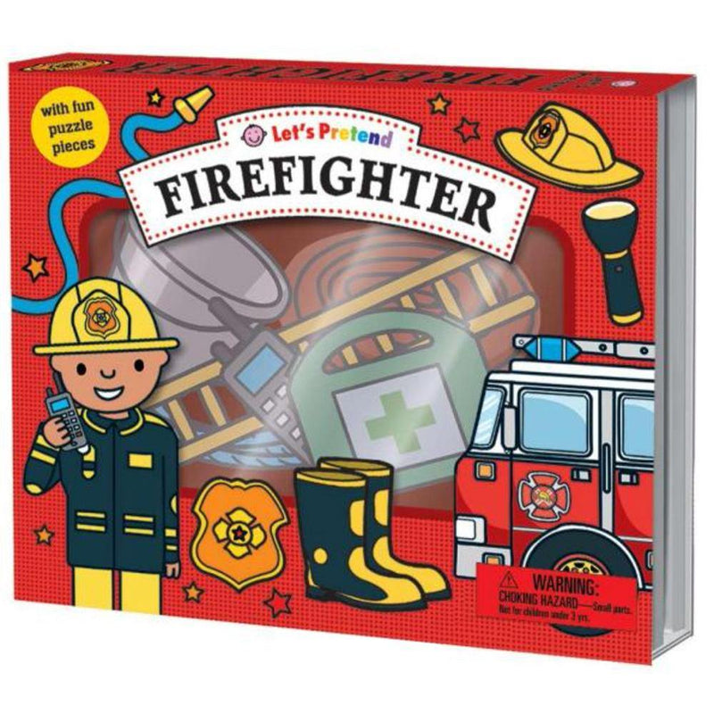 Let's Pretend: Firefighter Set (Hardback) Priddy