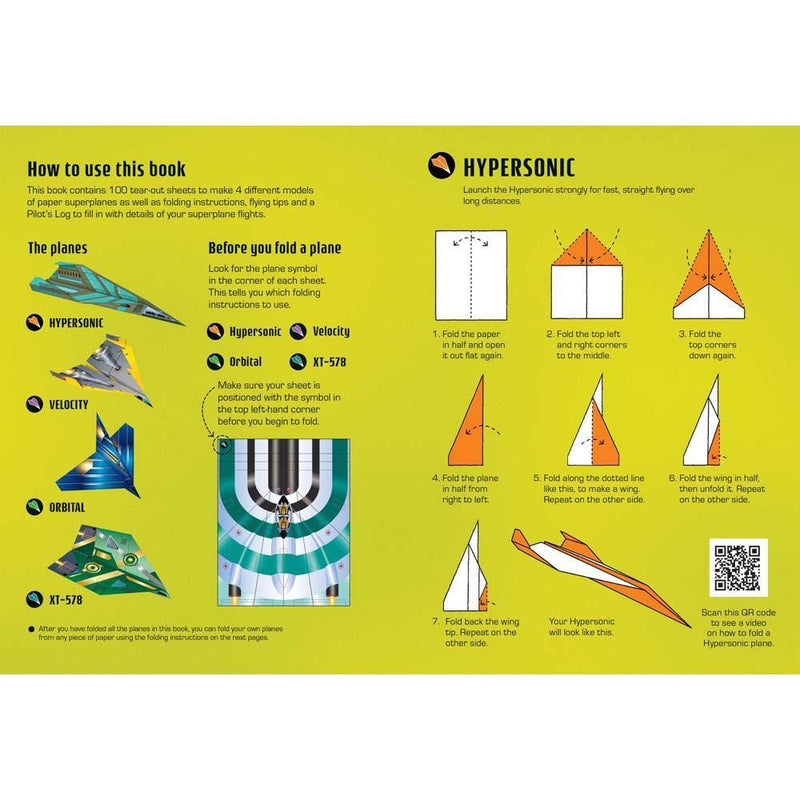100 Superplanes to Fold and Fly Usborne