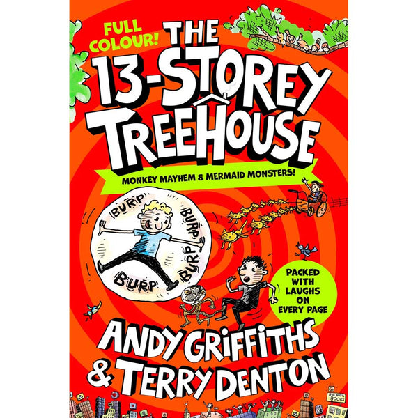 Treehouse #01: 13-Storey Treehouse Colour (Color) Edition (Andy Griffiths)-Fiction: 幽默搞笑 Humorous-買書書 BuyBookBook