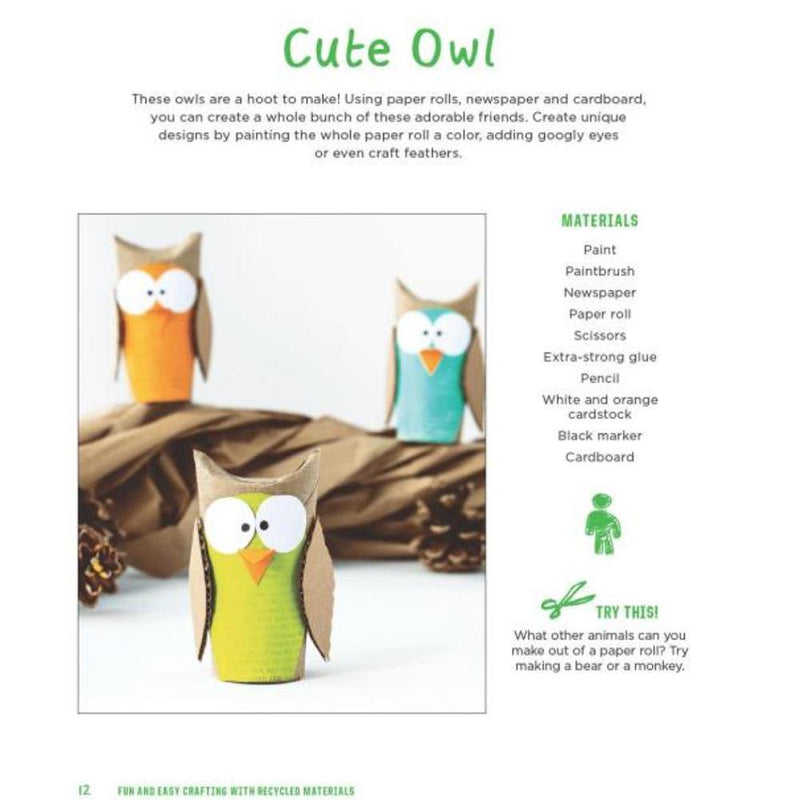 Fun and Easy Crafting with Recycled Materials Macmillan US
