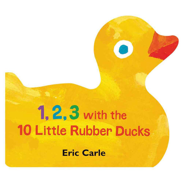 1, 2, 3 with the 10 Little Rubber Ducks (Eric Carle) - 買書書 BuyBookBook