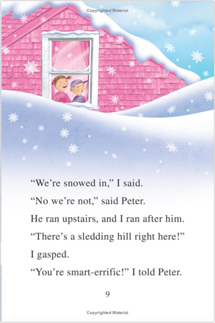 ICR: Pinkalicious and the Amazing Sled Run: A Winter and Holiday Book for Kids (I Can Read! L1)-Fiction: 橋樑章節 Early Readers-買書書 BuyBookBook