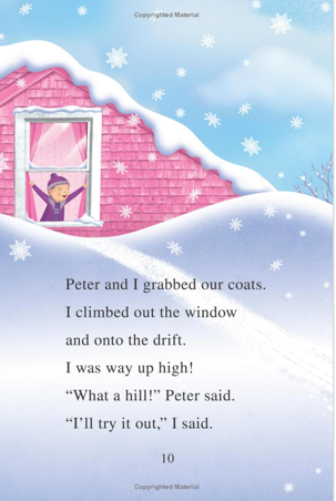 ICR: Pinkalicious and the Amazing Sled Run: A Winter and Holiday Book for Kids (I Can Read! L1)-Fiction: 橋樑章節 Early Readers-買書書 BuyBookBook