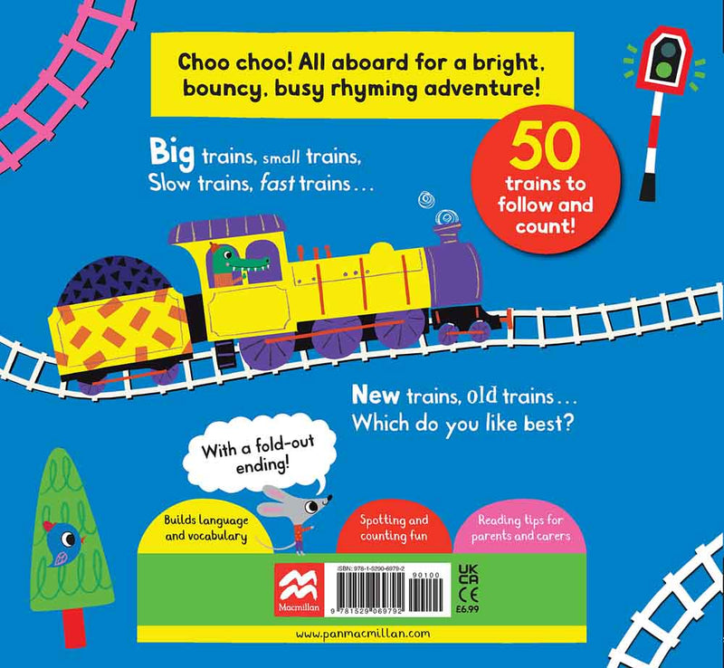 50 Vehicles to Follow and Count - Trains Trains Trains! - 買書書 BuyBookBook