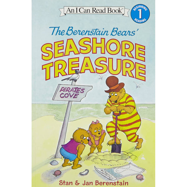 ICR: Berenstain Bears' Seashore Treasure (I Can Read! L1)-Fiction: 橋樑章節 Early Readers-買書書 BuyBookBook