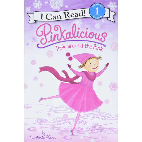 ICR: Pinkalicious - Pink Around the Rink (I Can Read! L1)-Fiction: 橋樑章節 Early Readers-買書書 BuyBookBook