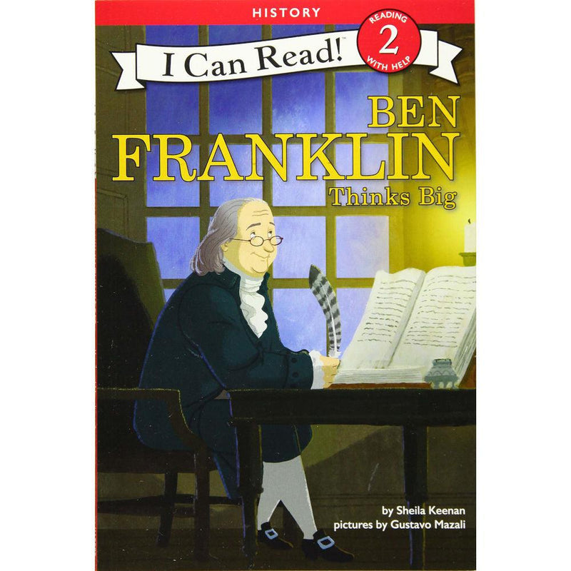 ICR: Ben Franklin Thinks Big (I Can Read! Level 2)-Fiction: 橋樑章節 Early Readers-買書書 BuyBookBook