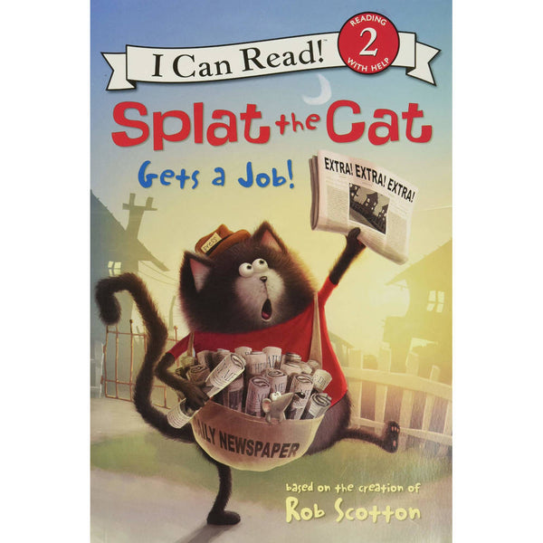 ICR: Splat the Cat Gets a Job! (I Can Read! L2)-Fiction: 橋樑章節 Early Readers-買書書 BuyBookBook