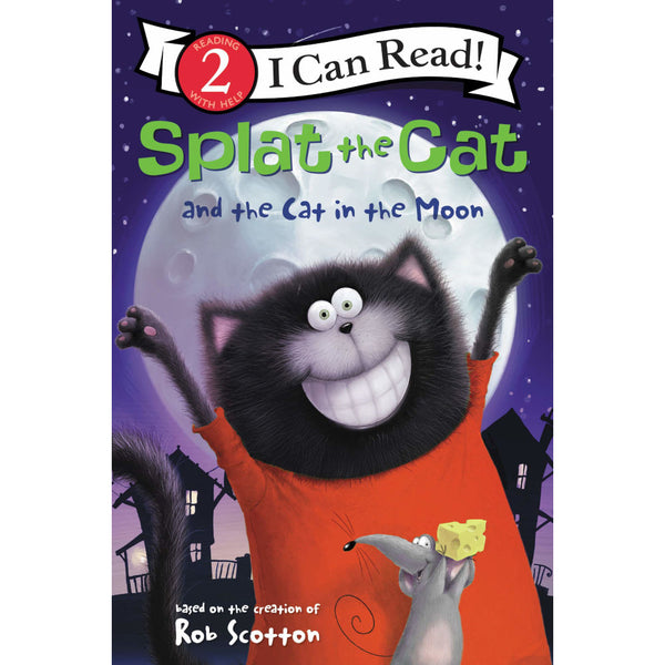 ICR: Splat the Cat and the Cat in the Moon (I Can Read! L2)-Fiction: 橋樑章節 Early Readers-買書書 BuyBookBook