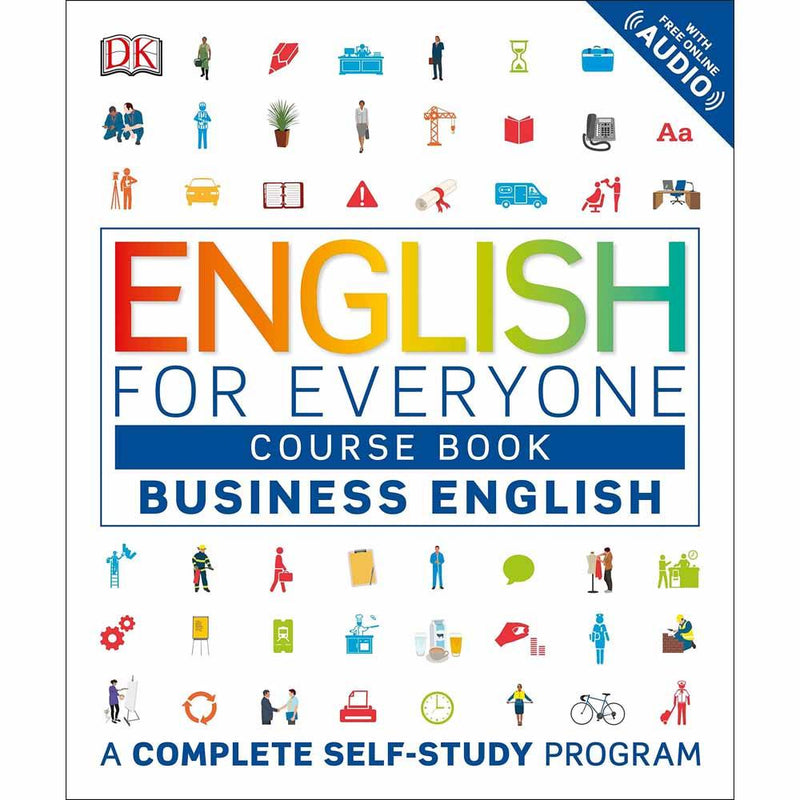 Program　English,　A　for　Business　Audio　最抵價:　(Paperback)　(with　Everyone:　Code)　Book　QR　Course　Self-Study　Complete　正版English　買書書BuyBookBook
