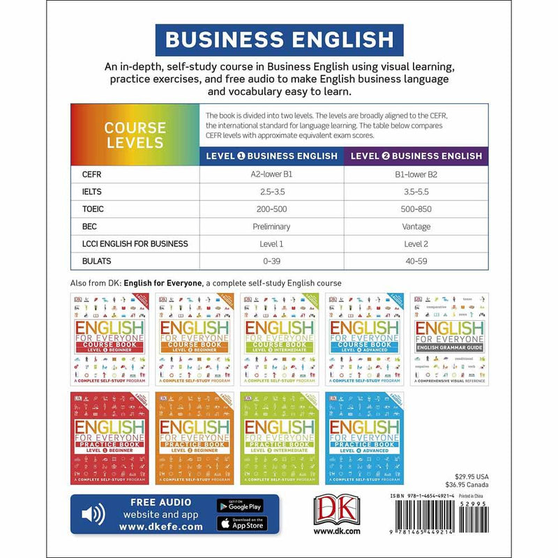 English for Everyone: Business English, Course Book - A Complete Self-Study Program (with Audio QR Code) (Paperback) DK US