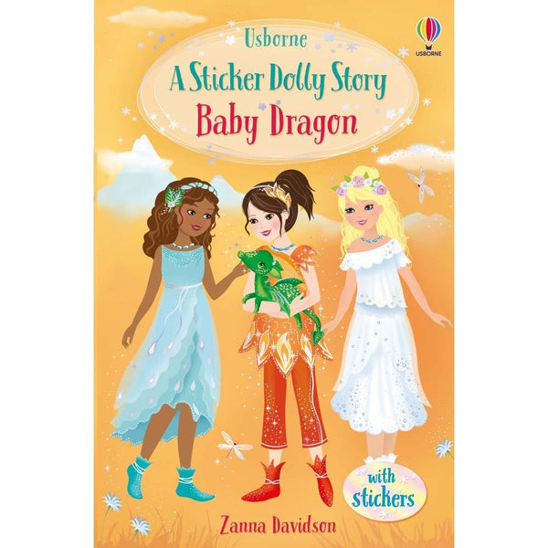 Sticker Dolly Stories  #04 Baby Dragon (Zanna Davidson) Usborne