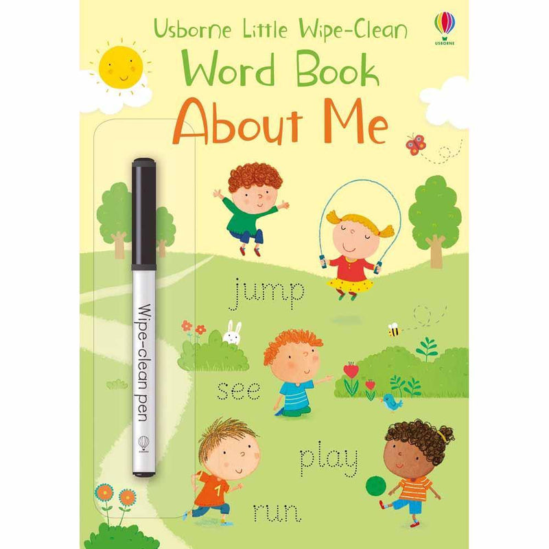 Little Wipe-clean Word Book About Me Usborne