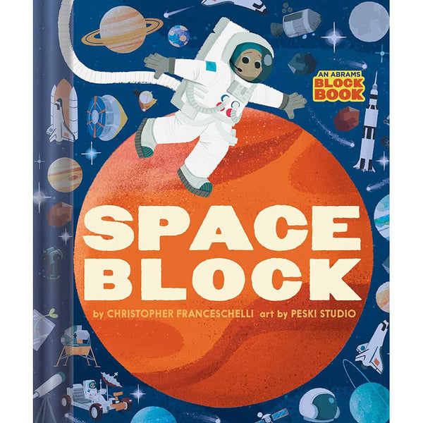 Abrams Block - Spaceblock (Board Book) - 買書書 BuyBookBook