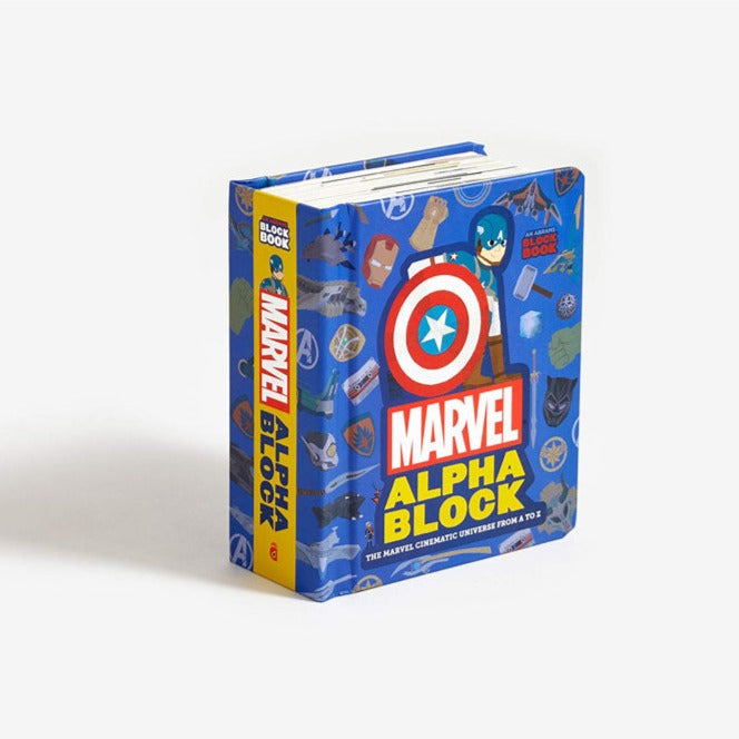 Abrams Block - Marvel Alphablock (Board Book) - 買書書 BuyBookBook