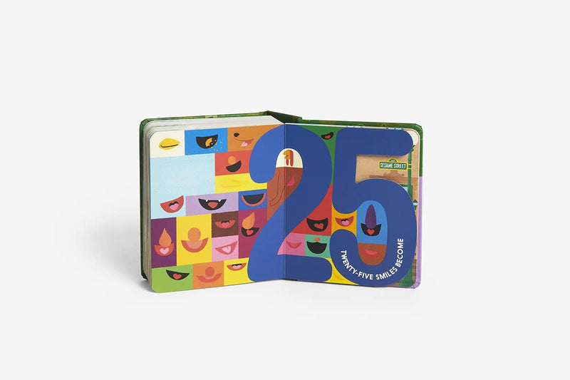 Abrams Block - Sesame Street Countablock (Board Book) - 買書書 BuyBookBook