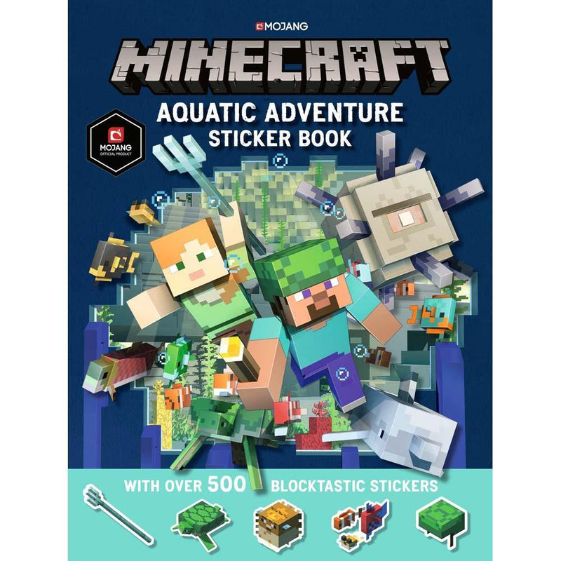 An Official Minecraft Book From Mojang - Minecraft Aquatic Adventure Sticker Book (Paperback) Harpercollins (UK)
