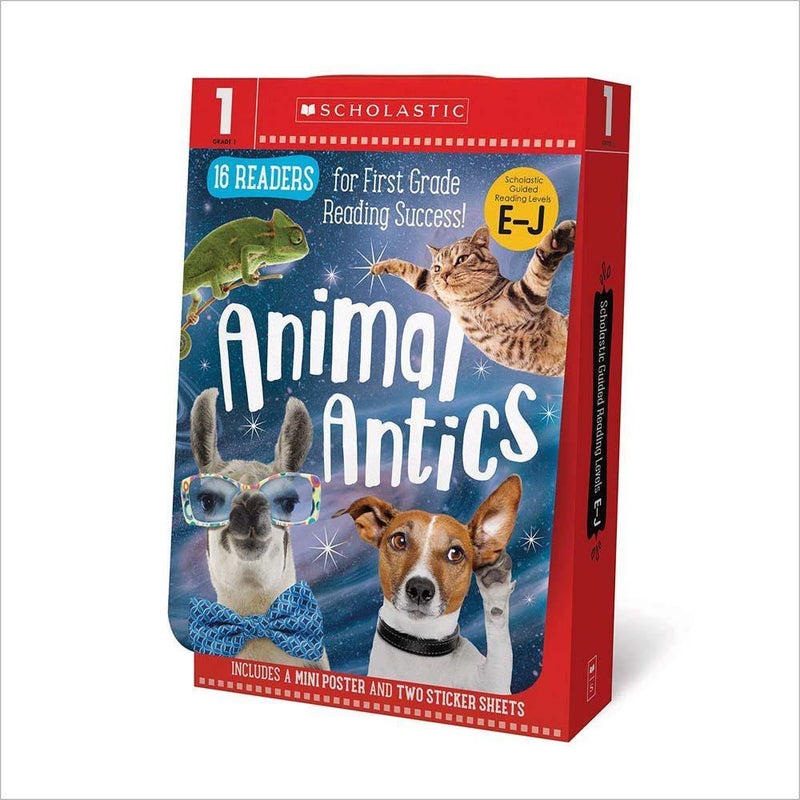Animal Antics First Grade Reader Box Set (16 books) Scholastic
