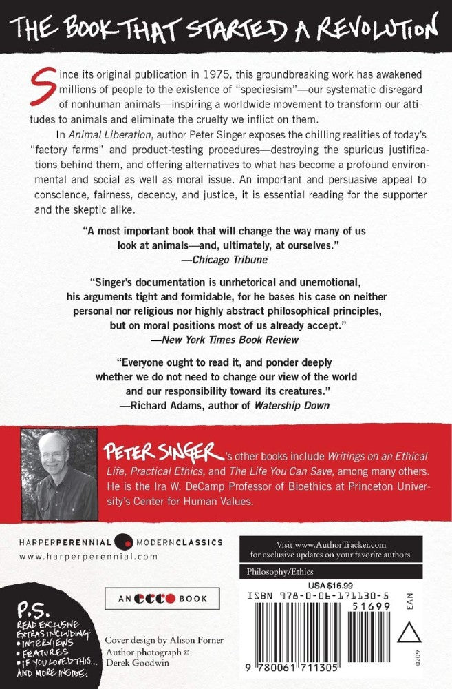 Animal Liberation: The Definitive Classic of the Animal Movement (Peter Singer)-Nonfiction: 政治經濟 Politics & Economics-買書書 BuyBookBook