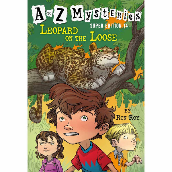 A to Z Mysteries Super Edition #14 Leopard on the Loose - 買書書 BuyBookBook