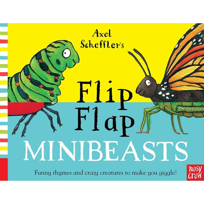 Axel Scheffler's Flip Flap Minibeasts (Board Book) Nosy Crow