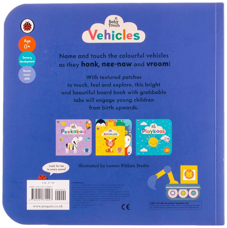 Baby Touch : Vehicles Tab Book (Ladybird) - 買書書 BuyBookBook