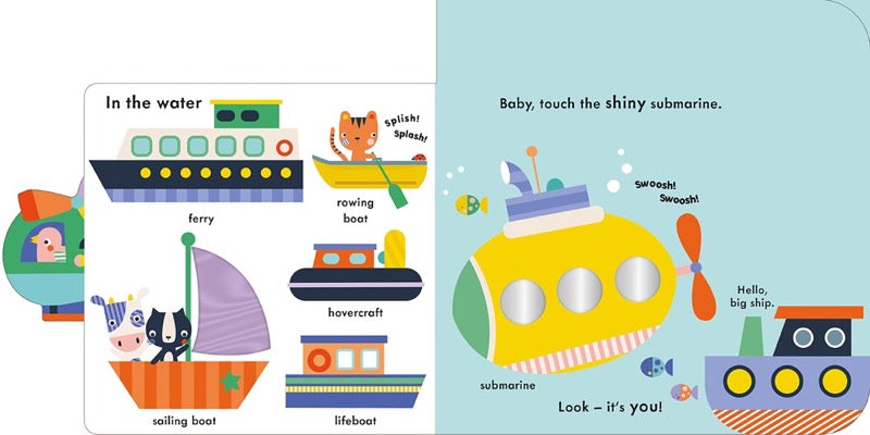 Baby Touch : Vehicles Tab Book (Ladybird) - 買書書 BuyBookBook