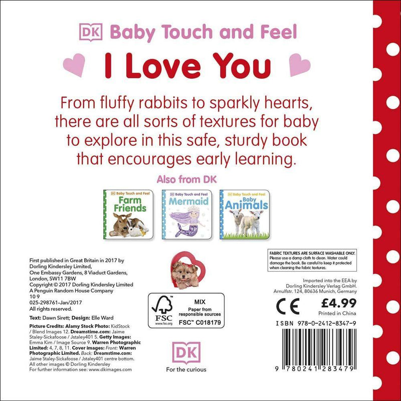 Baby Touch and Feel - I Love You (Board book) DK UK