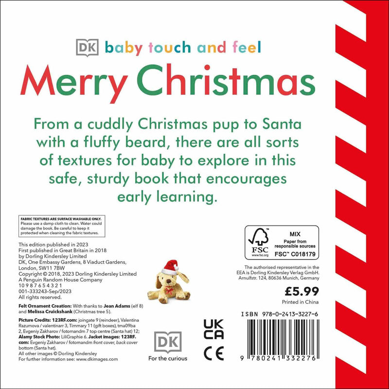 Baby Touch and Feel - Merry Christmas (Board book) DK UK