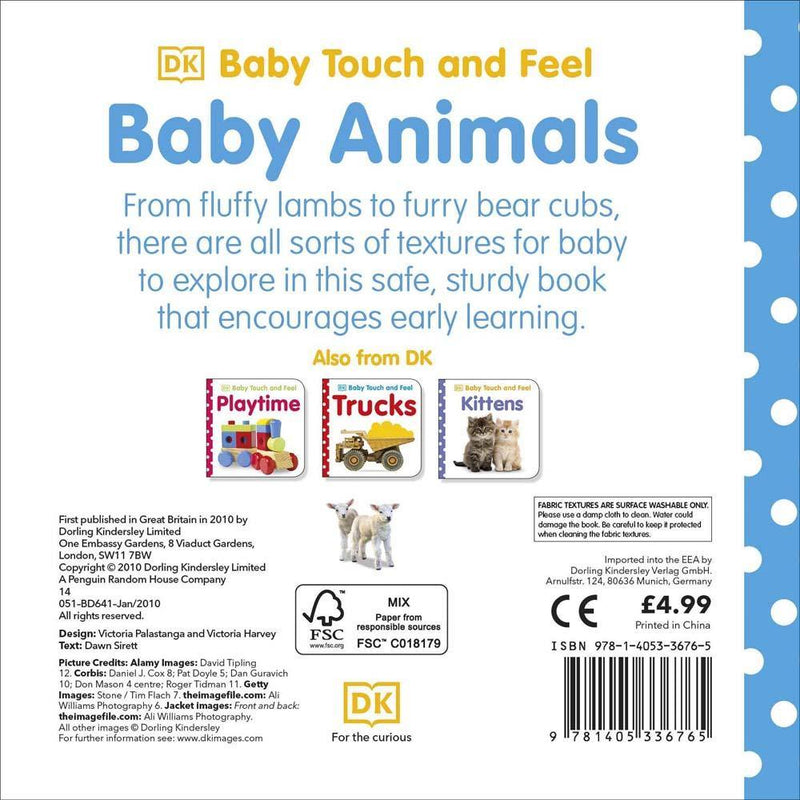 Baby Touch and Feel Baby Animals (Board book) DK UK