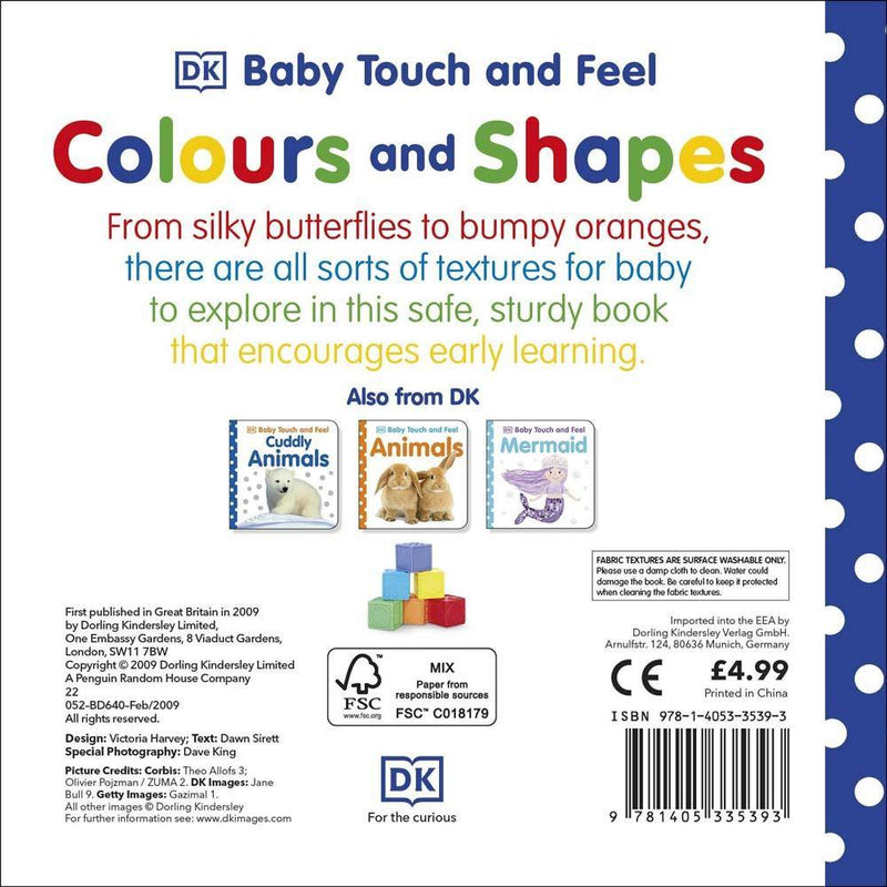 Baby Touch and Feel Colours and Shapes (Board book) DK UK