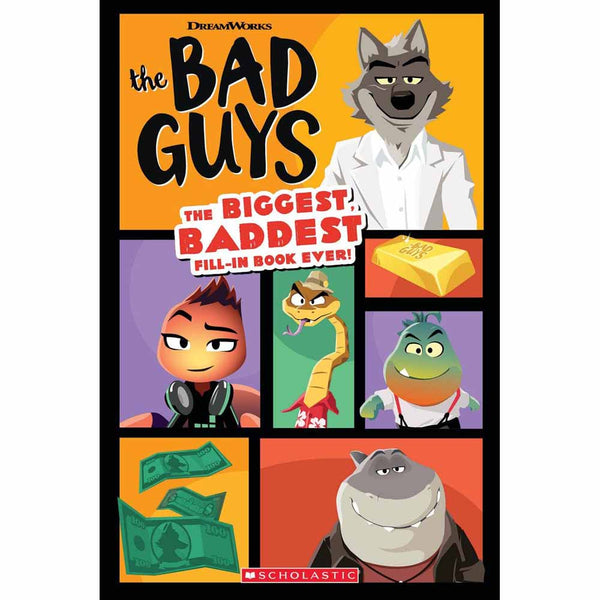 Bad Guys Movie - The Biggest, Baddest Fill-in Book Ever! - 買書書 BuyBookBook