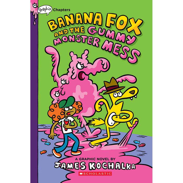 Banana Fox Graphic Novel #3, Banana Fox and the Gummy Monster Mess - 買書書 BuyBookBook