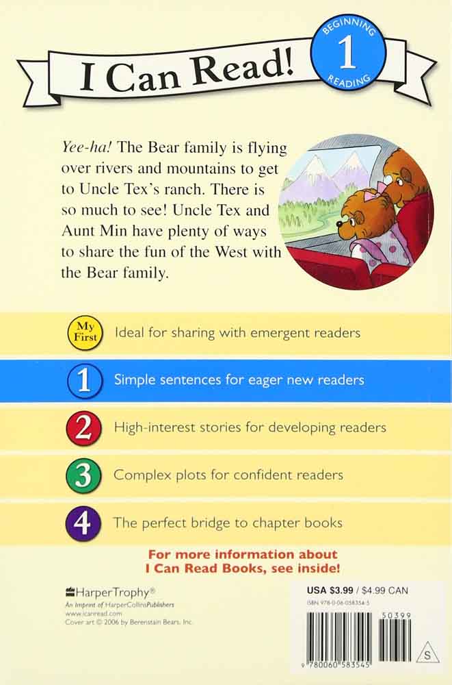 Berenstain Bears Out West, The (I Can Read! L1) - 買書書 BuyBookBook