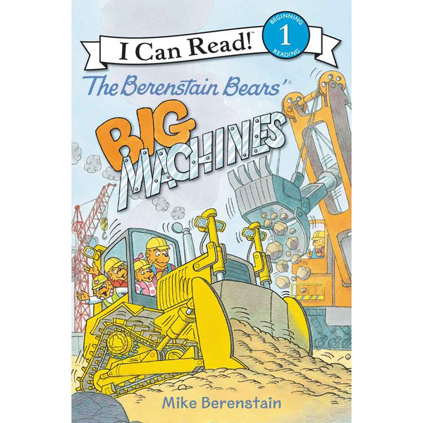 Berenstain Bears' Big Machines, The (I Can Read! L1) - 買書書 BuyBookBook