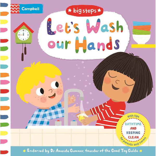 Big Steps - Let's Wash Our Hands - 買書書 BuyBookBook
