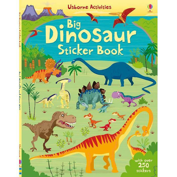 Big dinosaur sticker book Usborne