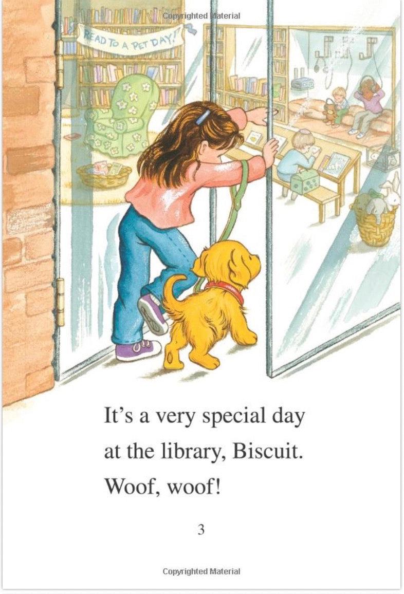 ICR: Biscuit Loves the Library (I Can Read! L0 My First)-Fiction: 橋樑章節 Early Readers-買書書 BuyBookBook