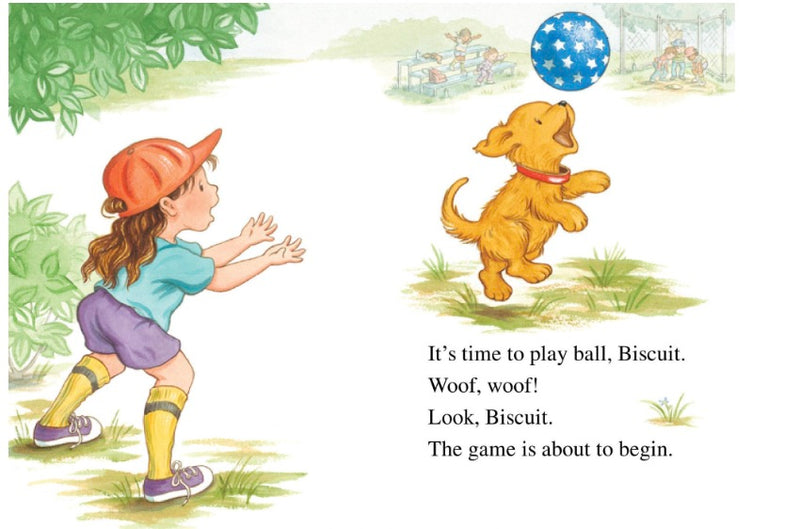 ICR: Biscuit Plays Ball (I Can Read! L0 My First)-Fiction: 橋樑章節 Early Readers-買書書 BuyBookBook