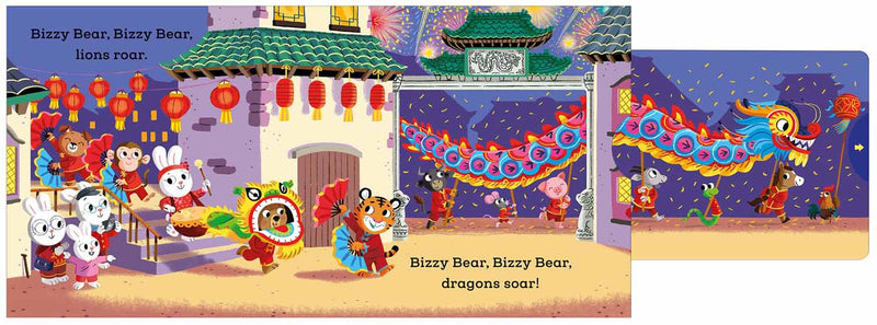 Bizzy Bear - Chinese New Year (Board Book with QR code Audio) - 買書書 BuyBookBook