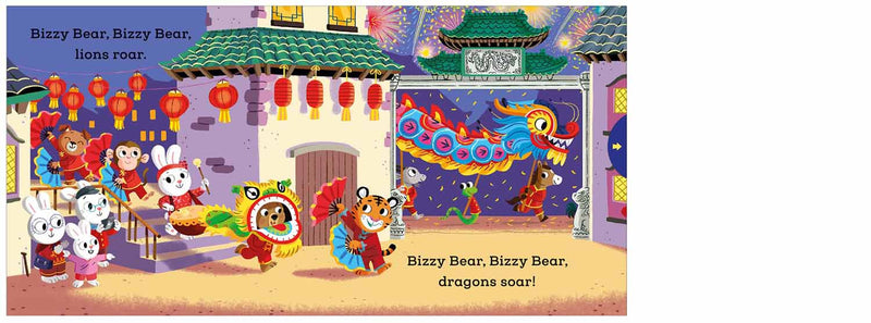 Bizzy Bear - Chinese New Year (Board Book with QR code Audio) - 買書書 BuyBookBook