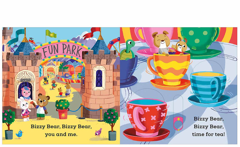 Bizzy Bear - Fun Park (Board Book with QR code Audio)-Nonfiction: 學前基礎 Preschool Basics-買書書 BuyBookBook