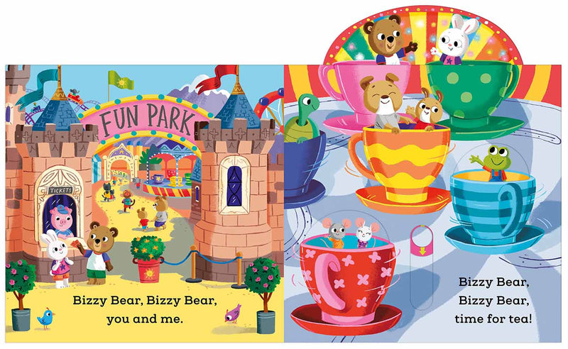 Bizzy Bear - Fun Park (Board Book with QR code Audio)-Nonfiction: 學前基礎 Preschool Basics-買書書 BuyBookBook